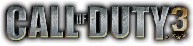 Call of Duty 3 - Clear Logo (World) - 993x238