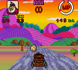 Wacky Races - Screenshot - Gameplay (North America) - 160x144