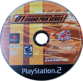 Professional Drift: D1 Grand Prix Series 2005 - Disc (North America) - 722x703
