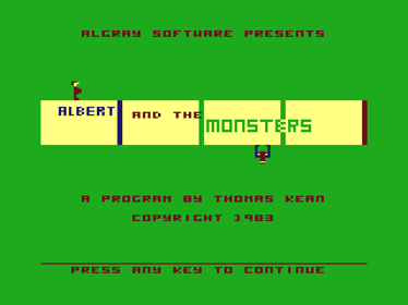 Albert and the Monsters - Screenshot - Game Title (United Kingdom) - 640x480
