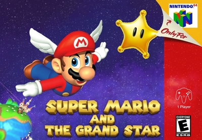 Super Mario and the Grand Star - Box - Front (North America) - 1245x864