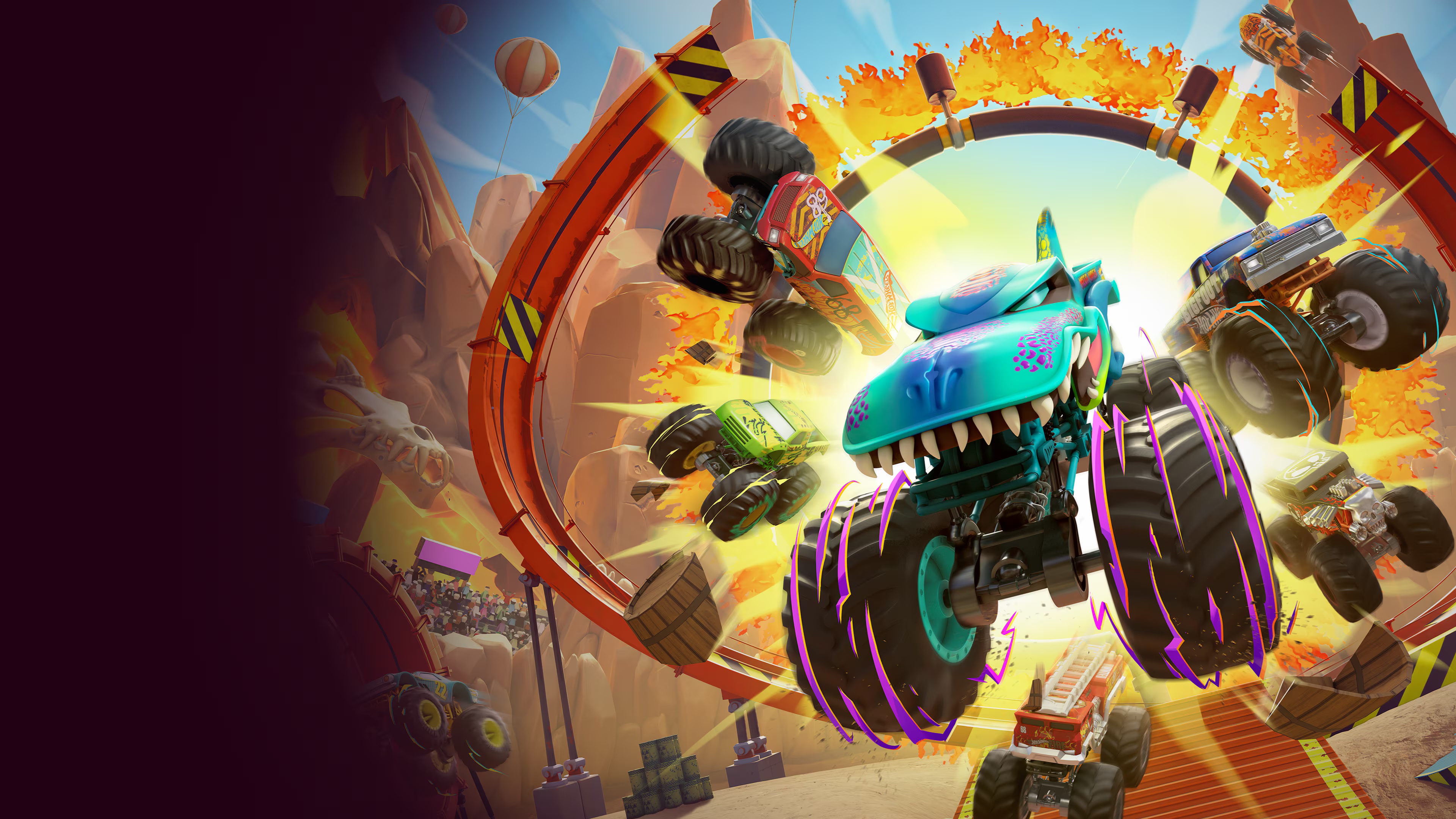 Illustration of Hot Wheels Monster Trucks: Stunt Mayhem