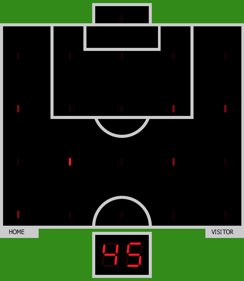 Mattel Electronics: Soccer - Screenshot - Gameplay (North America) - 556x640