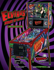 Elvira's House of Horrors - Advertisement Flyer - Front (World) - 850x1100