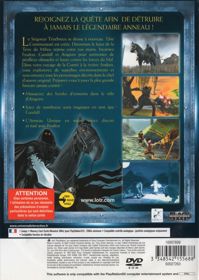 The Lord of the Rings: The Fellowship of the Ring - Box - Back (France) - 569x800