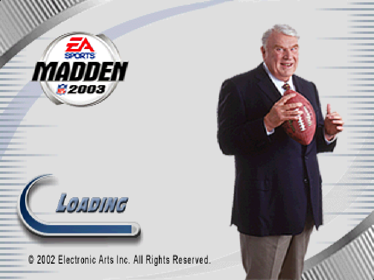 Madden NFL 2003 - Screenshot - Game Title (North America) - 640x480