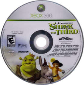 Shrek the Third - Disc (North America) - 727x732