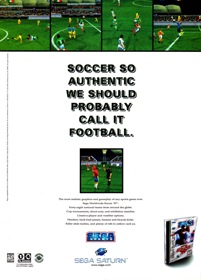 Sega Worldwide Soccer '97 - Advertisement Flyer - Front (North America) - 1179x1643