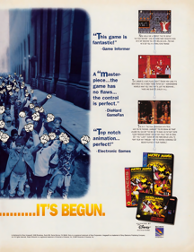 Mickey Mania - Advertisement Flyer - Front (North America) - 1268x1648