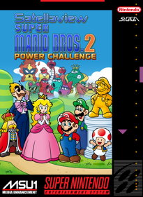BS Super Mario USA: Power Challenge - Fanart - Box - Front (United States) - 1534x2100