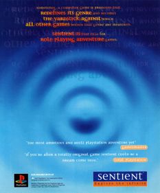 Sentient - Advertisement Flyer - Front (United Kingdom) - 2692x3245
