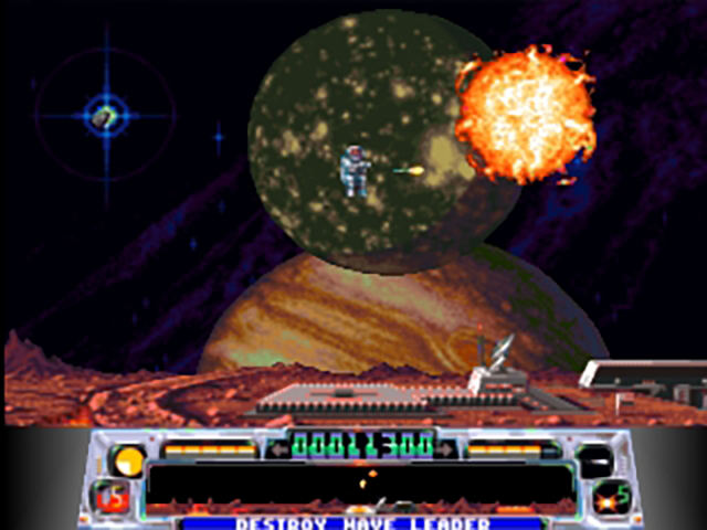 Illustration of Super Dropzone: Intergalactic Rescue Mission