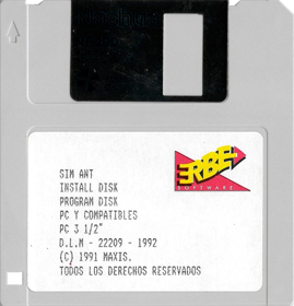 SimAnt: The Electronic Ant Colony - Disc (Spain) - 768x800