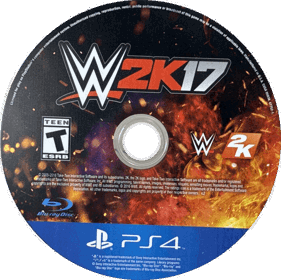 WWE 2K17 - Disc (North America) - 1385x1381
