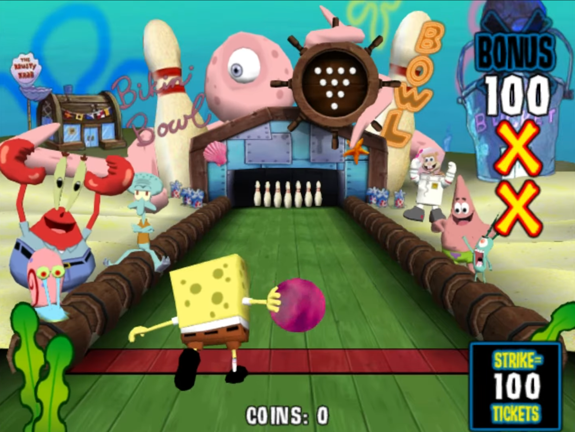 Illustration of SpongeBob SquarePants Bikini Bottom Bowling