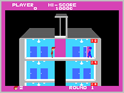 Illustration of Elevator Action (Taito)