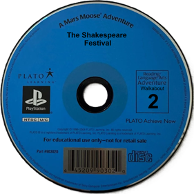 Mars Moose Adventure: Walkabout 2: The Shakespeare Festival - Disc (North America) - 600x600