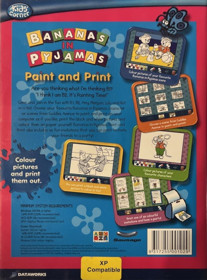 Bananas in Pyjamas: Paint and Print - Box - Back (North America) - 920x1246