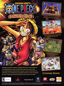 Shonen Jump's One Piece: Pirates' Carnival - Advertisement Flyer - Front (United States) - 1637x2200