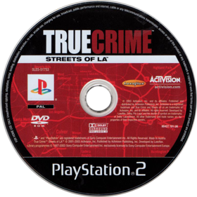 True Crime: Streets of LA - Disc (Europe) - 765x767