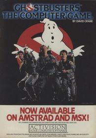 Ghostbusters - Advertisement Flyer - Front (Europe) - 588x847