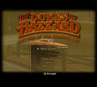 The Dukes of Hazzard: Return of the General Lee - Screenshot - Game Select (World) - 640x576