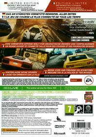 Need for Speed: Most Wanted - Box - Back (Europe) - 1445x2056
