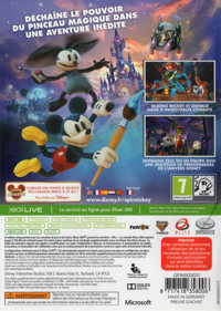 Epic Mickey 2: The Power of Two - Box - Back (France) - 800x1123