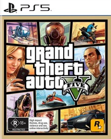 Grand Theft Auto V - Box - Front (Australia) - 749x935