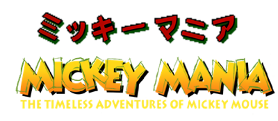 Mickey Mania: The Timeless Adventures of Mickey Mouse - Clear Logo (Japan) - 800x350