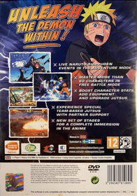 Naruto Shippuden: Ultimate Ninja 5 - Box - Back (Europe) - 632x904