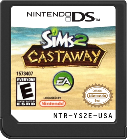 The Sims 2: Castaway - Cart - Front (North America) - 517x564