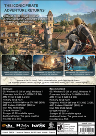 Assassin's Creed Black Flag Resynced - Box - Back (World) - 1528x2166