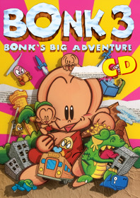 Bonk 3: Bonk's Big Adventure CD - Fanart - Box - Front (Japan) - 1800x2550
