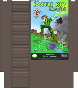 Battle Kid: Fortress of Peril - Cart - Front (United States) - 444x500