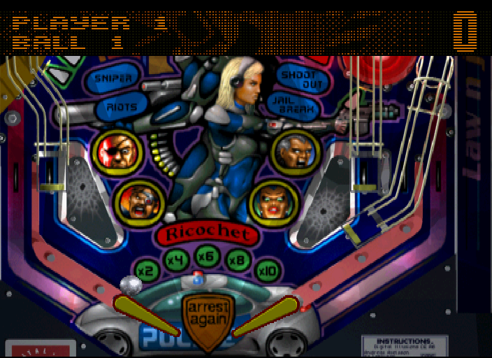 Illustration of True Pinball