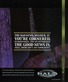 Halo: Combat Evolved - Advertisement Flyer - Front (United States) - 1815x2200
