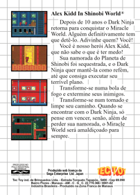Alex Kidd in Shinobi World - Box - Back (Brazil) - 914x1270
