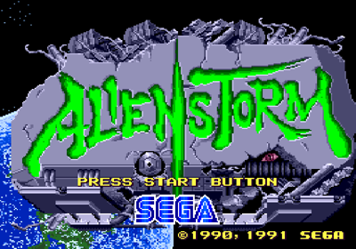 Alien Storm - Screenshot - Game Title (Japan) - 640x448