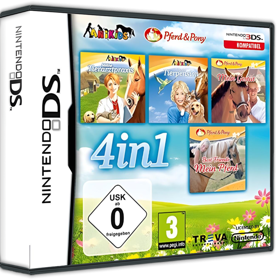 4 in 1: Meine Tierarztpraxis / Meine Tierpension / Mein Gestuet / Mein Pferd - Box - 3D (Japan) - 900x911
