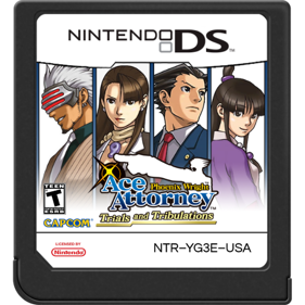 Phoenix Wright: Ace Attorney: Trials and Tribulations - Fanart - Cart - Front (World) - 512x512