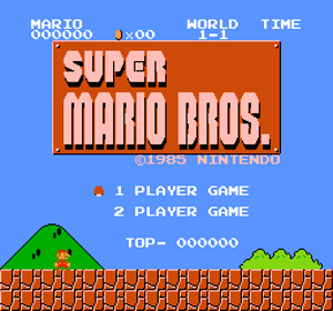 Super Mario Bros. - Screenshot - Game Title (World) - 256x239