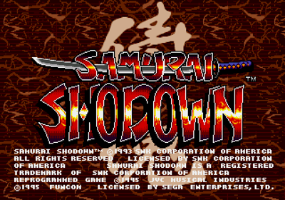 Samurai Shodown - Screenshot - Game Title (North America) - 640x448