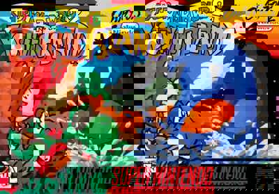 Super Mario World 2: Yoshi's Island - Box - Front (North America) - 2460x1716