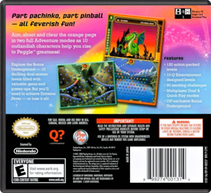 Peggle: Dual Shot - Box - Back - Reconstructed (North America) - 774x708
