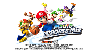 Mario Sports Mix - Screenshot - Game Title (North America) - 2501x1368