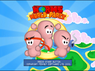 Worms World Party - Screenshot - Game Title (World) - 640x480