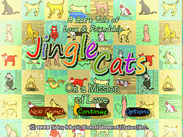Ai to Yuujou no Neko Monogatari: Jingle Cats: Love Para Daisakusen no Maki - Screenshot - Game Title (World) - 640x480
