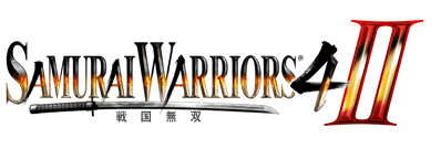 Samurai Warriors 4- II - Clear Logo (North America) - 1810x614