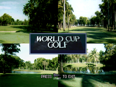 World Cup Golf: Professional Edition - Screenshot - Game Title (World) - 640x480
